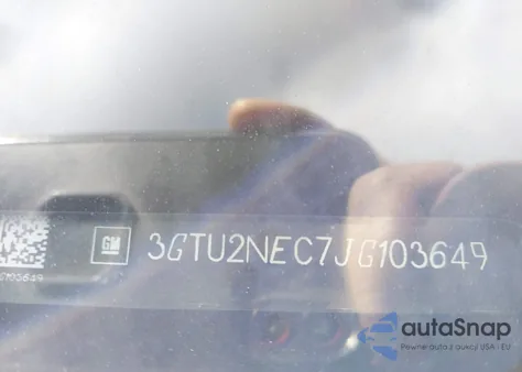 2018 GMC Sierra 1500 Slt z USA, uszkodzony, nr VIN 3GTU2NEC7JG103649